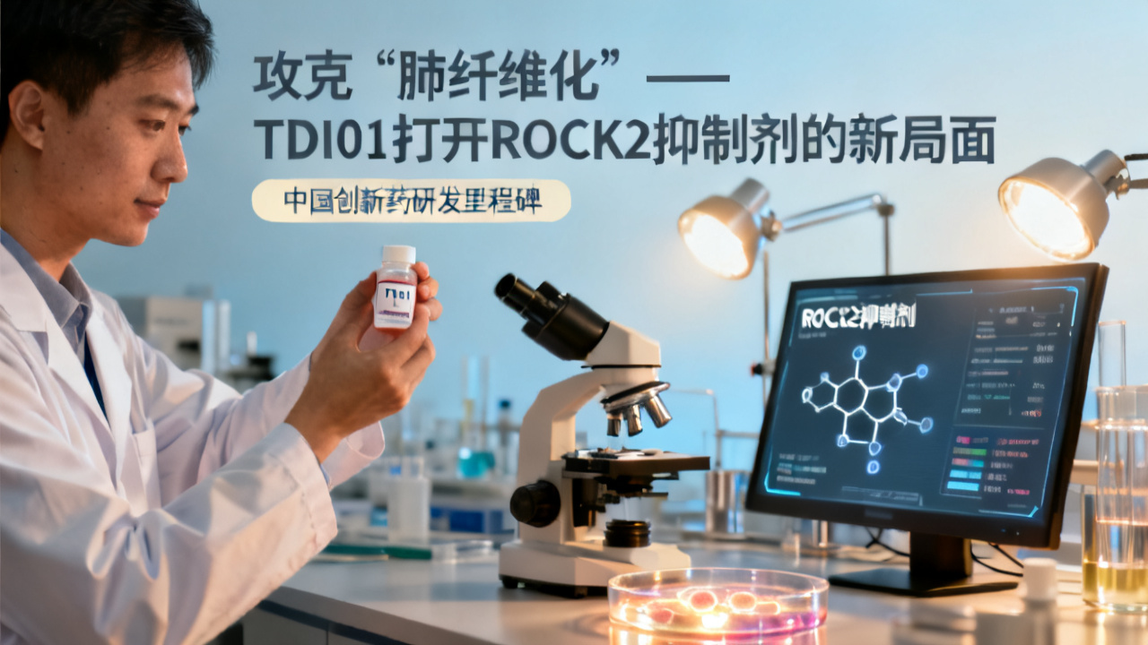 攻克“肺纤维化” —— TDI01打开ROCK2抑制剂的新局面
