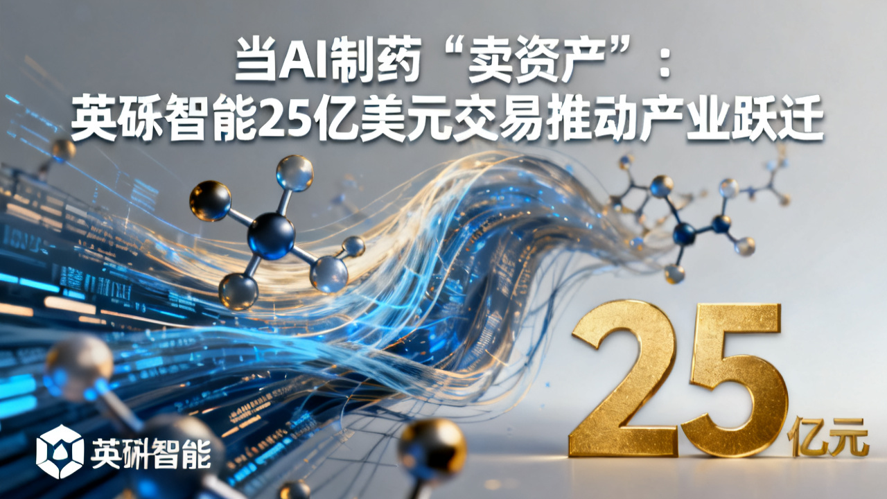 当AI制药开始“卖资产”:英矽智能25亿美元交易背后的产业跃迁