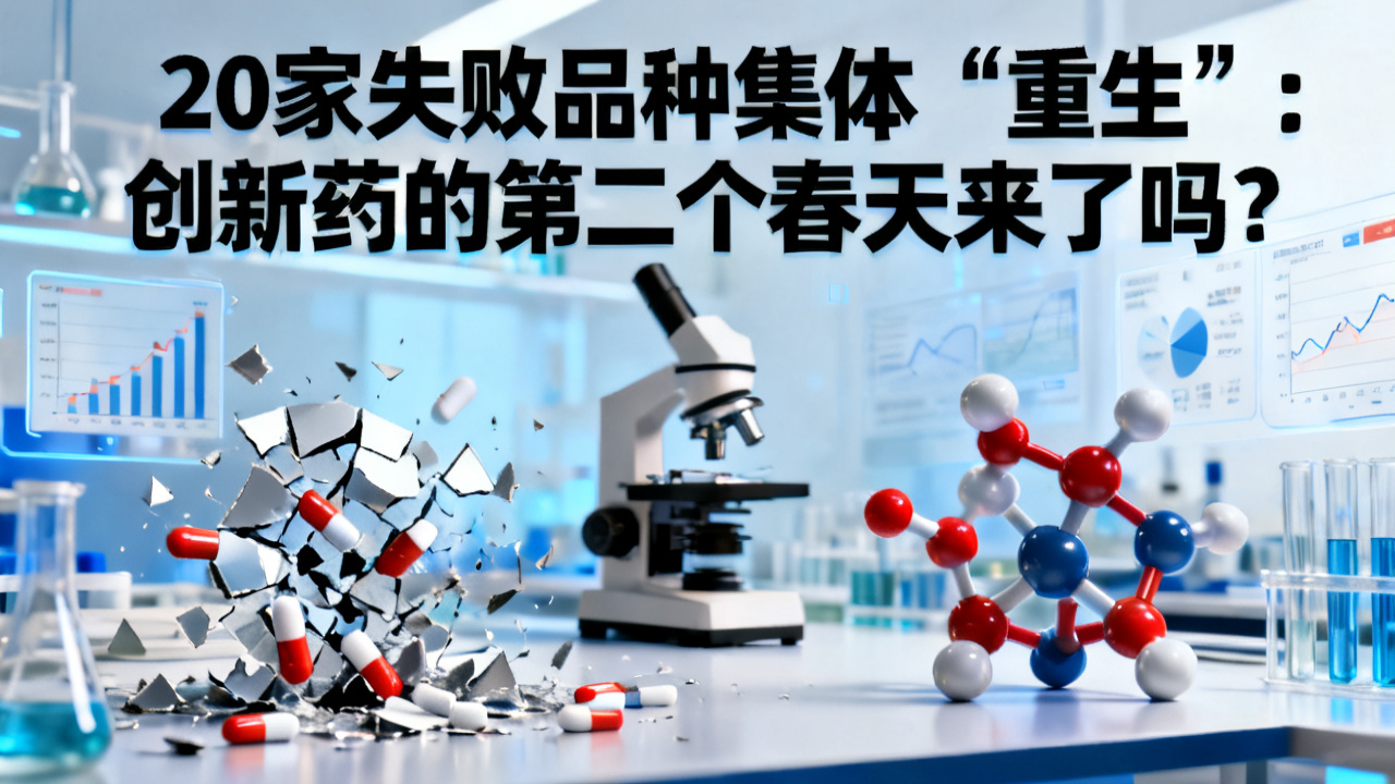 20家失败品种集体“重生”,创新药的第二个春天来了吗?