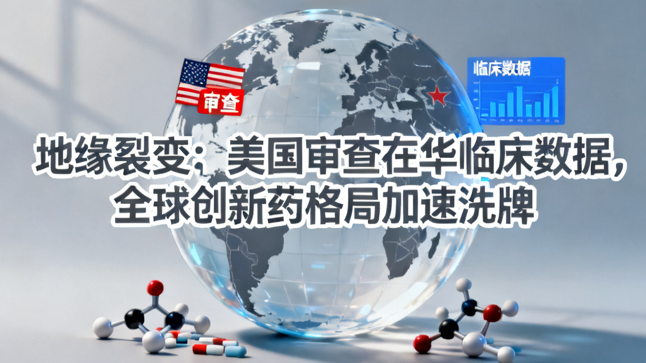 地缘裂变:美国审查在华临床数据,全球创新药格局大洗牌