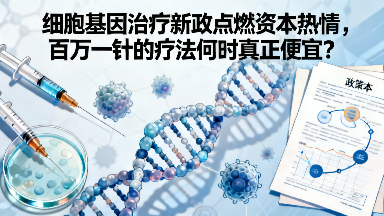 细胞基因治疗新政点燃资本热情,百万一针的疗法还能再便宜吗?