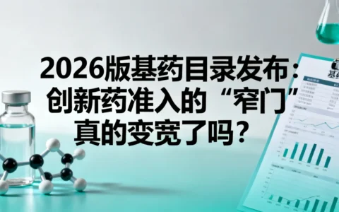 新版基药目录发布：创新药准入的“窄门”真的变宽了吗？