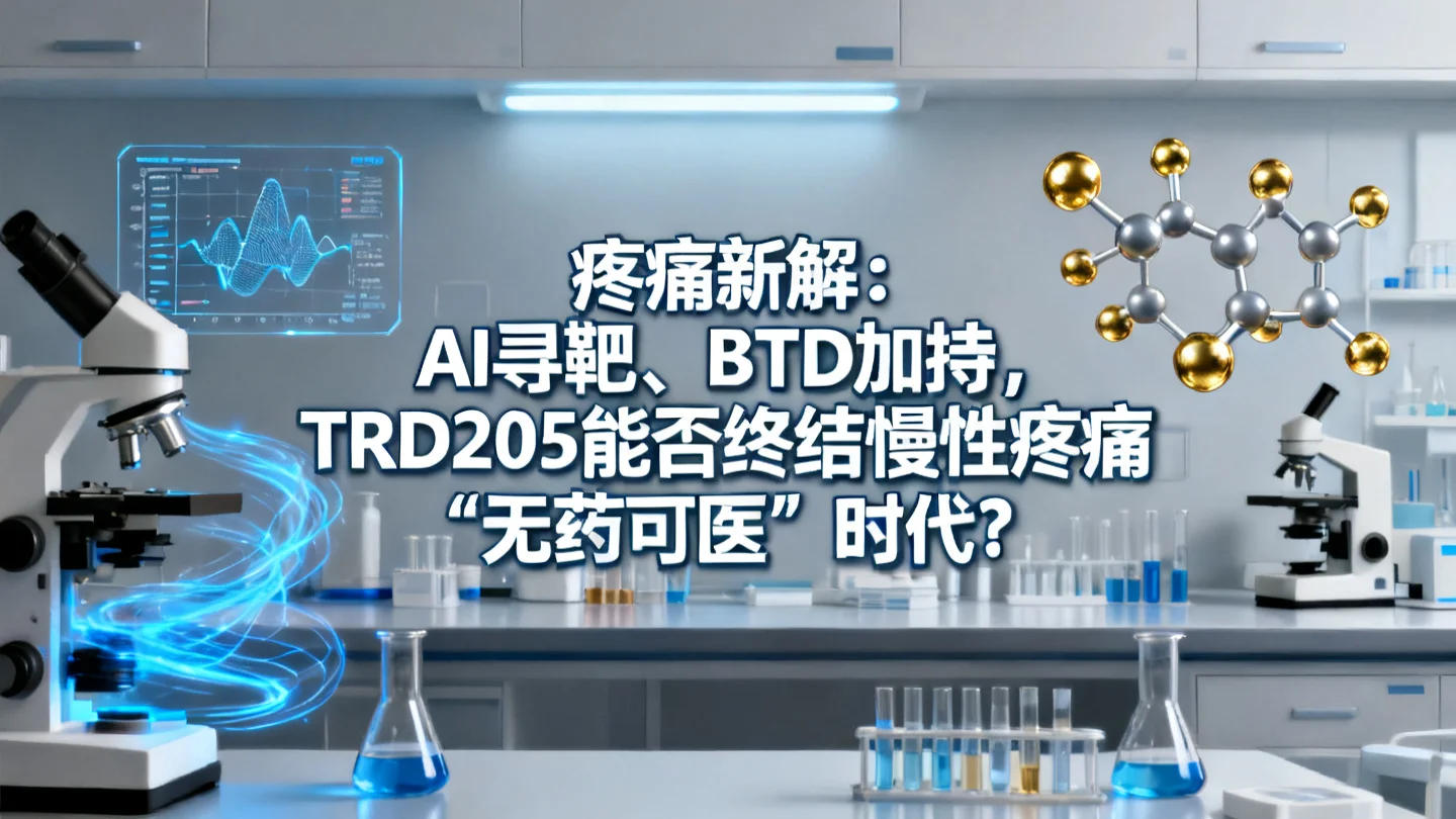 疼痛新解:AI寻靶、BTD加持,TRD205能否终结慢性疼痛的“无药可医”时代?