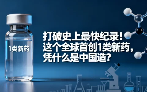 打破史上最快纪录！这个全球首创1类新药，凭什么是中国造？