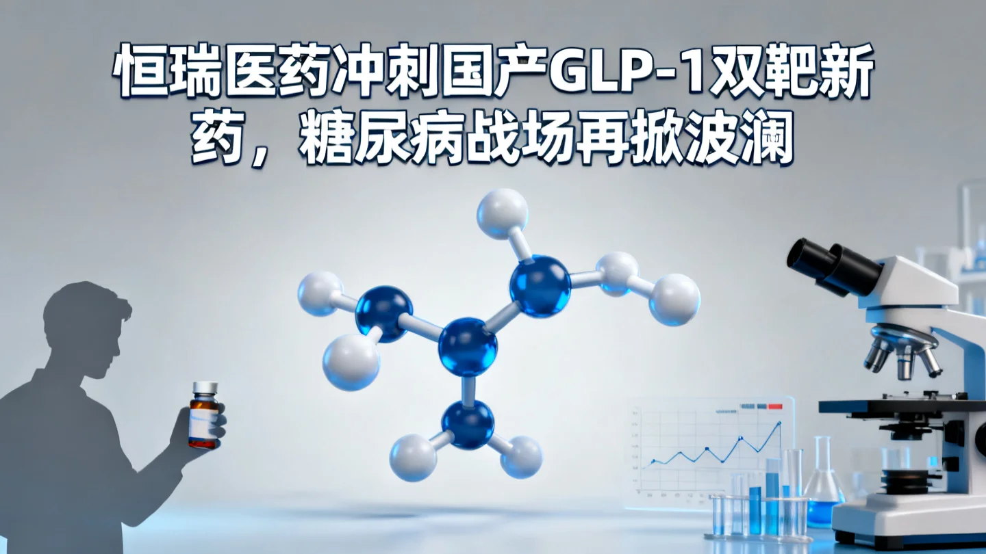 恒瑞冲击国产GLP-1双靶新药,糖尿病战场再掀波澜