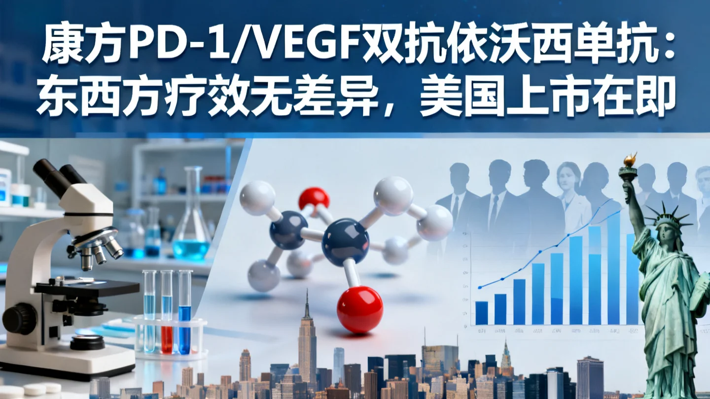 康方PD-1/VEGF双抗:东西方疗效无差异,美国上市在即