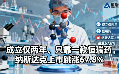 成立两年、只靠一款恒瑞药，纳斯达克上市跳涨67.8%