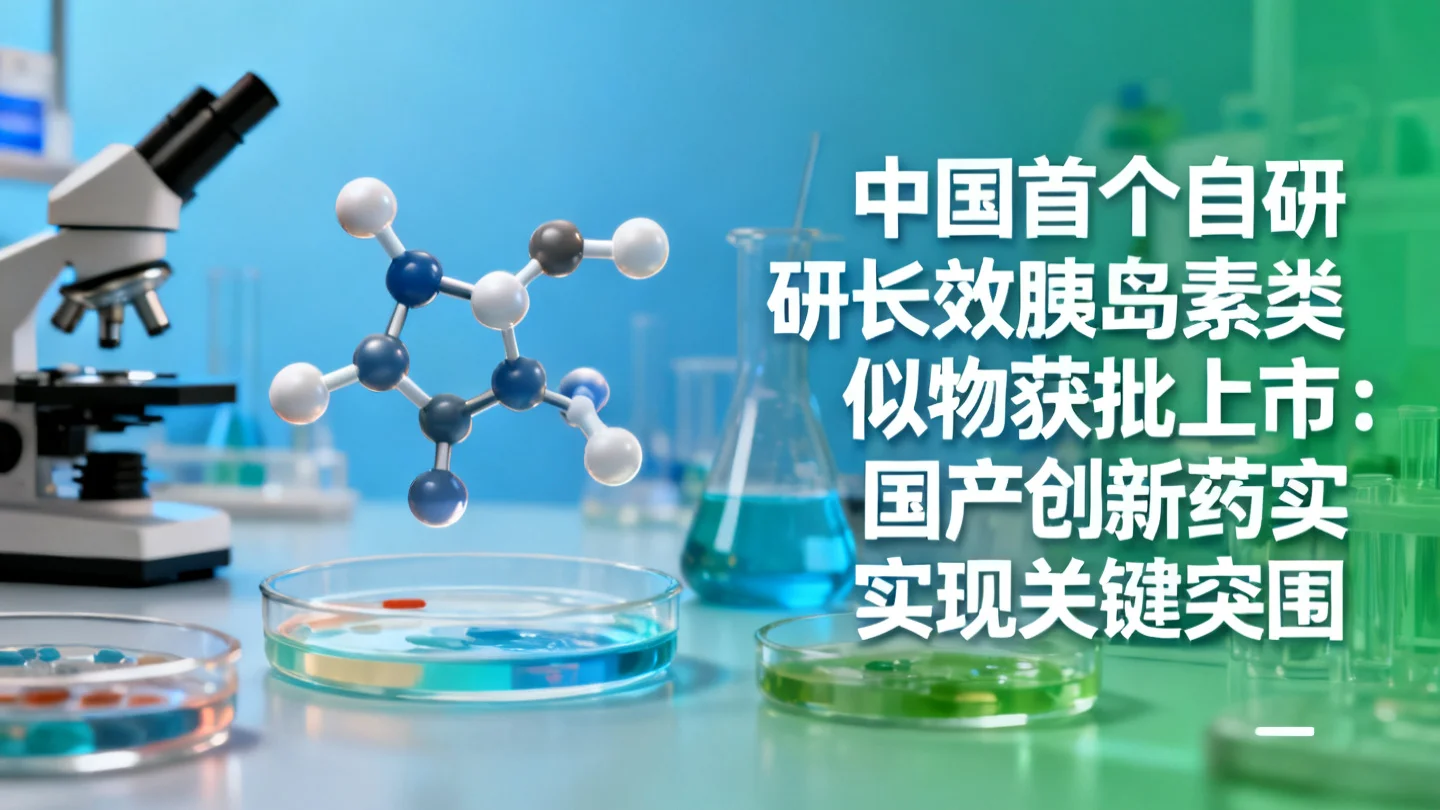 中国首个自研长效胰岛素类似物获批上市:国产创新药的一次关键突围