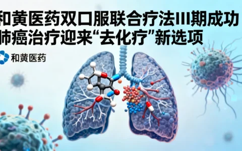 和黄医药双口服联合疗法III期成功，肺癌治疗迎来“去化疗”新选项