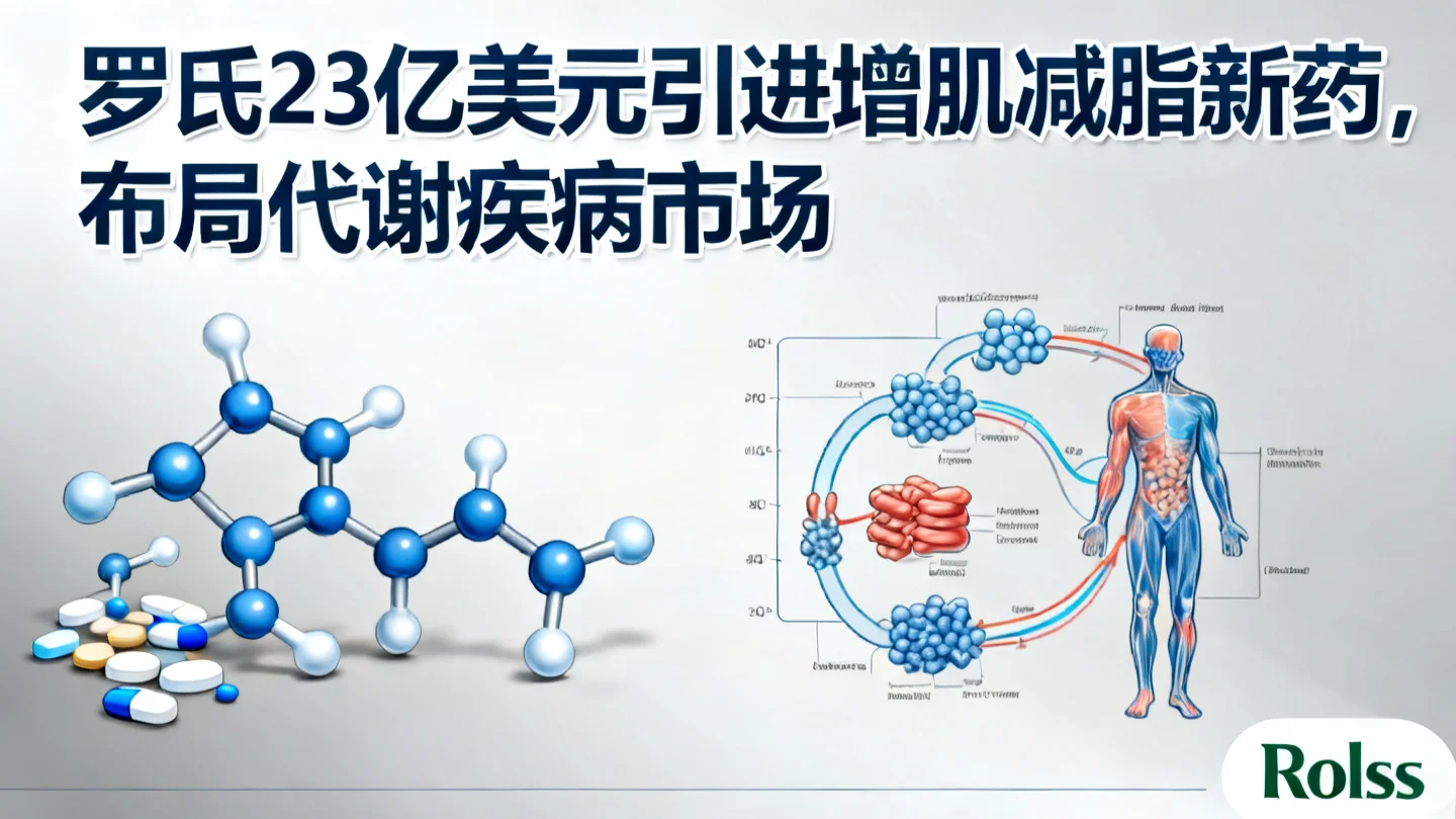 罗氏23亿美元引进增肌减脂新药