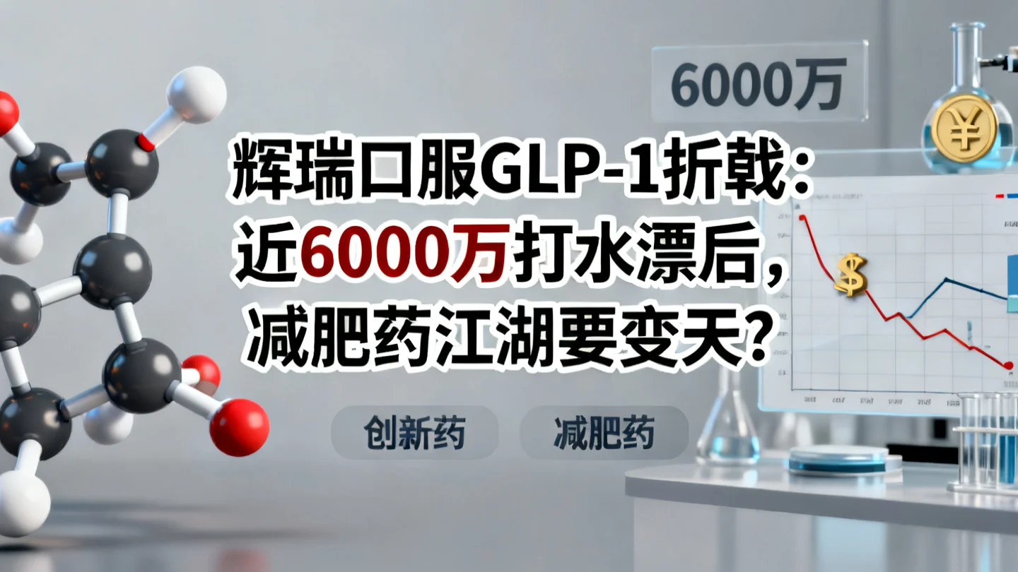 辉瑞口服GLP-1折戟:近6000万打水漂后,减肥药江湖要变天?