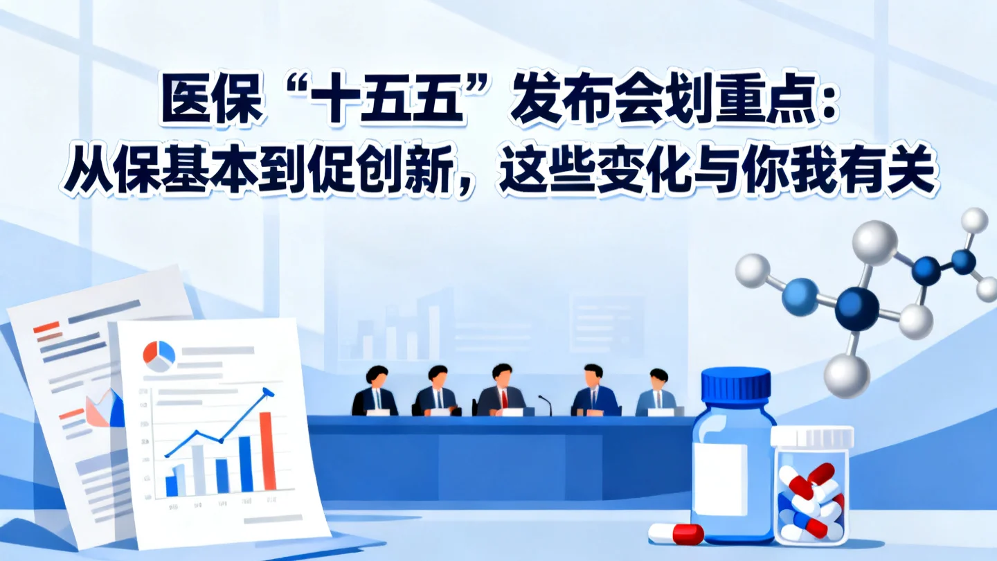 医保“十五五”发布会划重点:从保基本到促创新,这些变化与你我有关