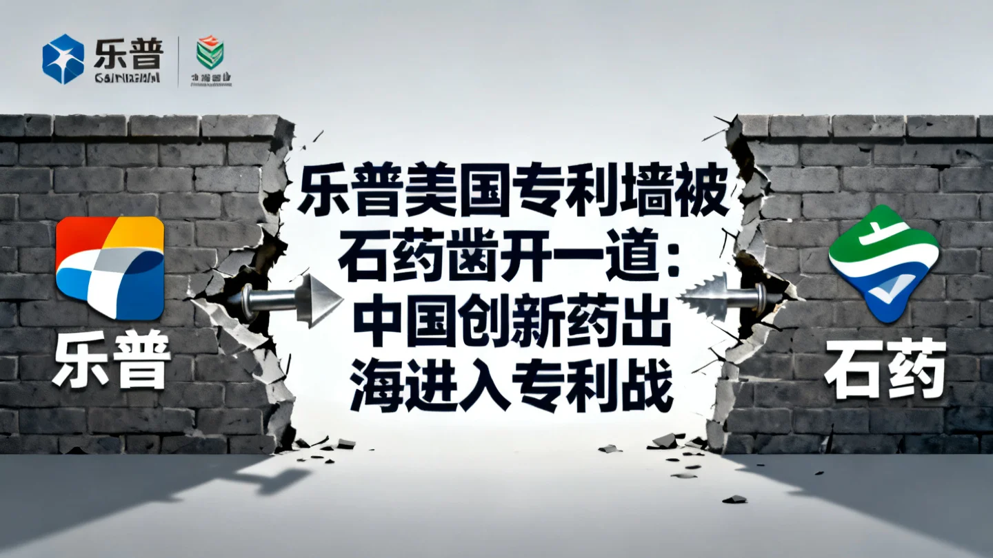 乐普美国专利墙被石药凿开一道,中国创新药出海进入专利战