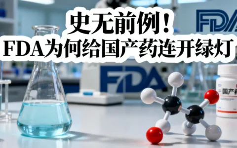 史无前例，FDA为何给国产药连开绿灯