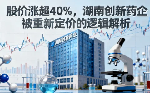股价涨超40%，湖南创新药企被重新定价的逻辑