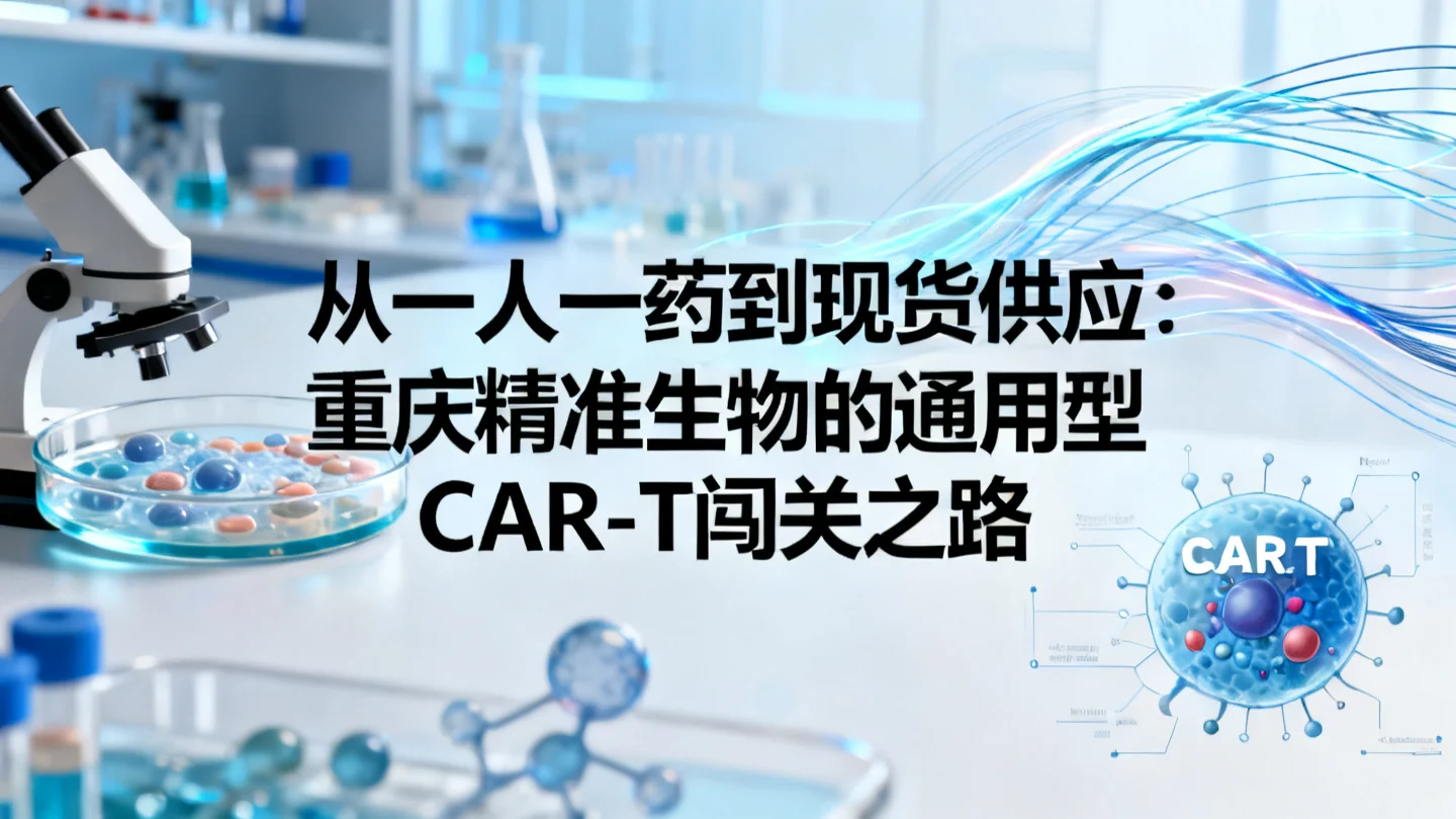 从一人一药到现货供应:重庆精准生物的通用型CAR-T闯关记